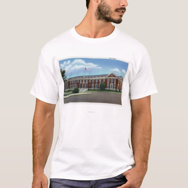 Portland MaineExterior beskådar av posta T-shirt (Framsida)