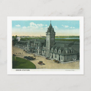Portland, MaineExterior View of Union Station Vykort