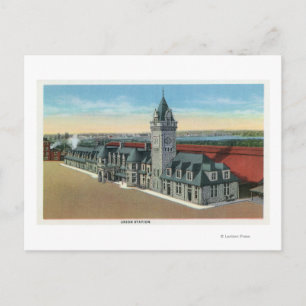 Portland, MaineExterior View of Union Station Vykort