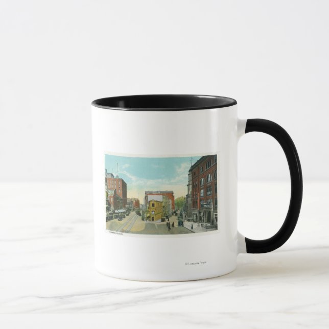 Portland, MaineScenia View of Congress Square Mugg (Höger)
