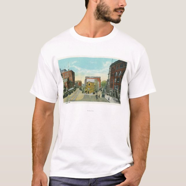 Portland MaineScenic beskådar av kongress Tee Shirt (Framsida)
