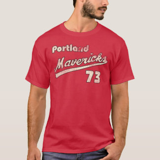 Portland Mavericks Retro Defunct Baseball Jersey T Shirt