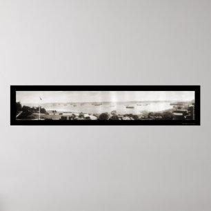 Portland MIG hamnfoto 1910 Poster