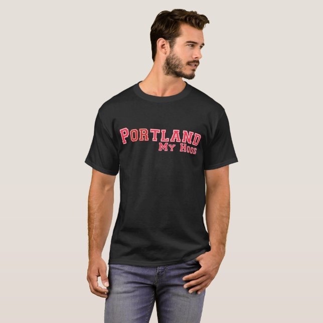 Portland Min Huva Tee Shirt (Hel framsida)