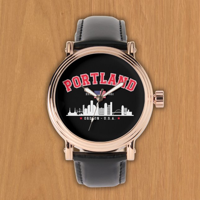 Portland Modern Skyline city Armbandsur (Skapare uppladdad)