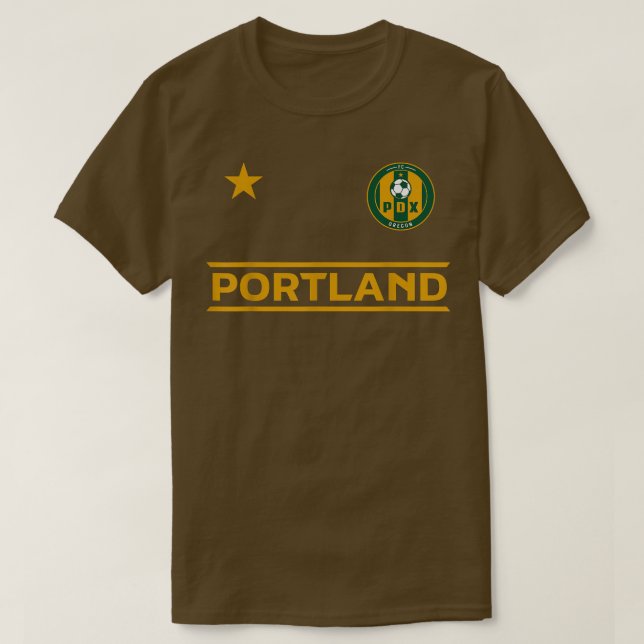 Portland Ocer Jersey Mini Badge ORIGINAL DESIGN T Shirt (Design framsida)