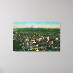 Portland och Mt.-huva i avståndet Canvastryck