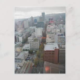 Portland Oregon Aerial View-vykort Vykort