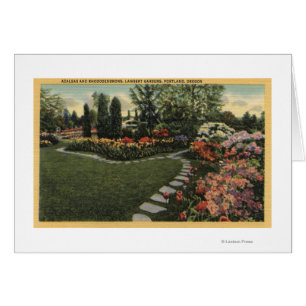 Portland Oregon - Azaleas & Rhododendrons Hälsningskort