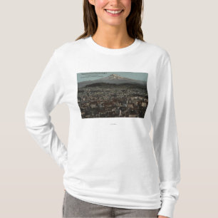 Portland Oregon - beskåda av centra med Mt T Shirt