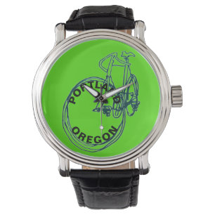 Portland Oregon Bicycle Manar Watch Armbandsur