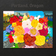 Portland Oregon Blank valfri Tillfälle