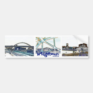 Portland Oregon "Bridgetown" Bildäckslapp Bildekal