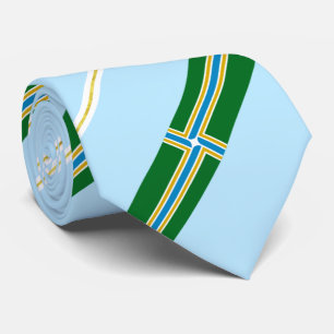 Portland (Oregon) City flagga Neck Tie Slips