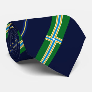 Portland (Oregon) City flagga Neck Tie Slips