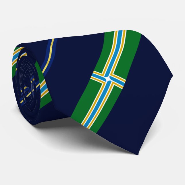 Portland (Oregon) City flagga Neck Tie Slips (Rullad)