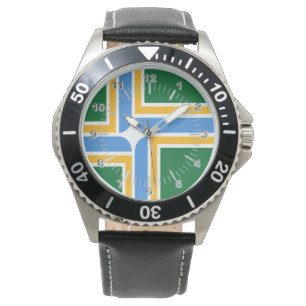 Portland (Oregon) City flagga Watch Armbandsur