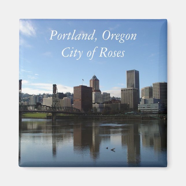 Portland Oregon - City of Ro Magnet (Framsidan)