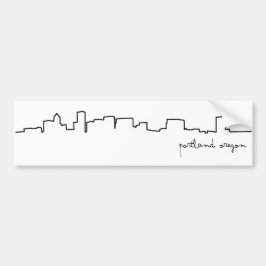 Portland Oregon Cityscapebildekal Bildekal