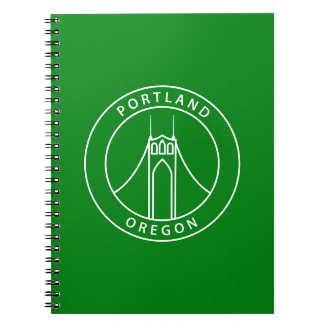 Portland Oregon design Anteckningsbok (Framsidan)