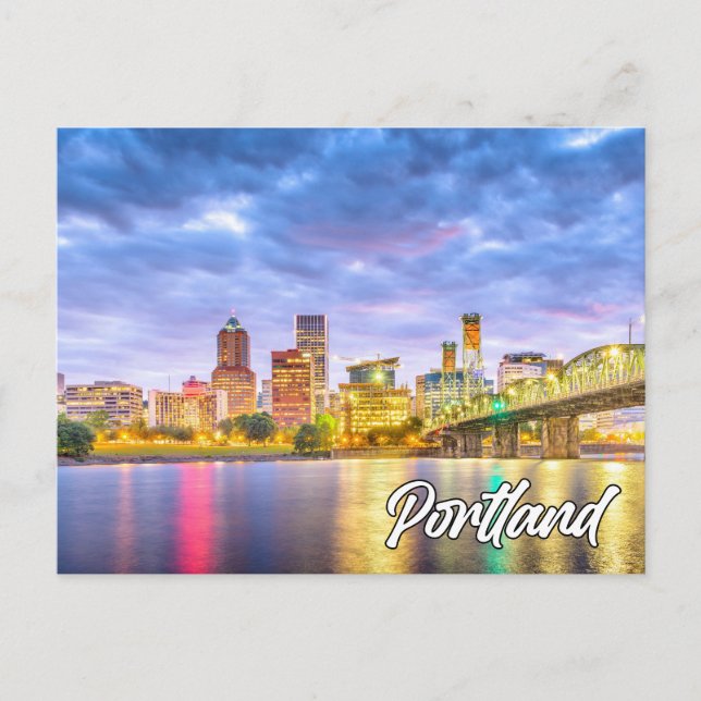 Portland, Oregon, Förenade Stater Vykort (Framsida)