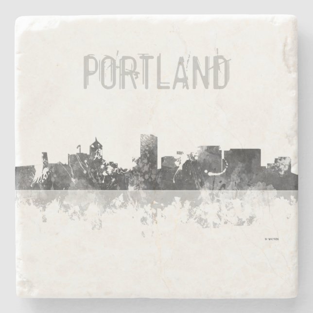 PORTLAND OREGON HORISONT STENUNDERLÄGG (Framsidan)