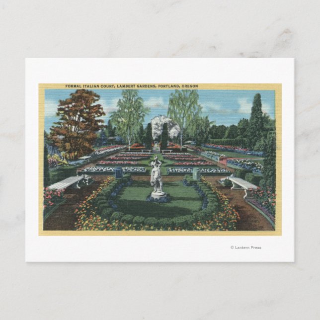 Portland, Oregon - Italiens formella domstol Vykort (Framsida)