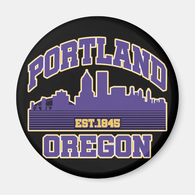 Portland,Oregon Magnet (Framsidan)