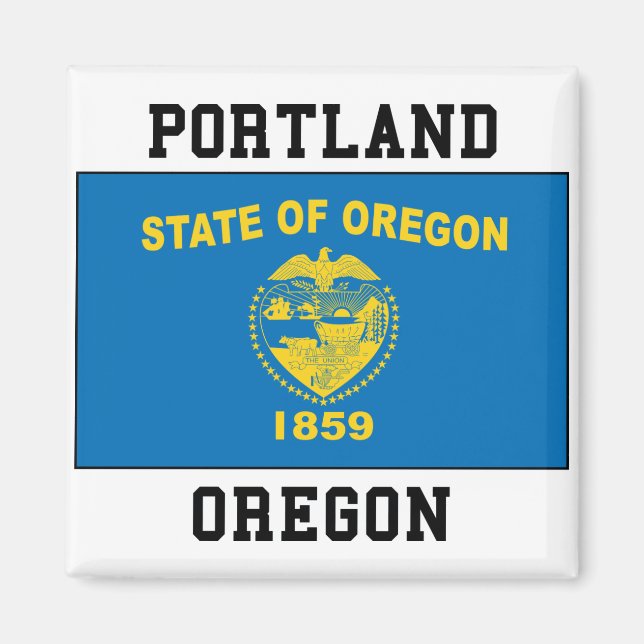 Portland Oregon Magnet (Framsidan)