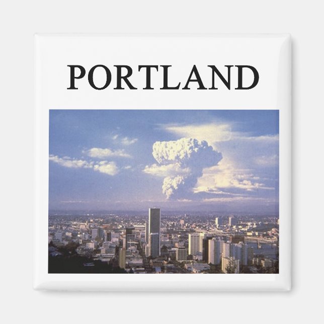 PORTLAND Oregon Magnet (Framsidan)