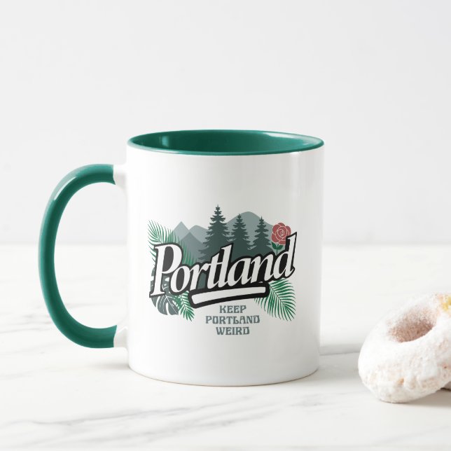 Portland Oregon Mugg (Med munk)