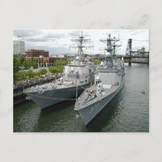 Portland Oregon Navy Fraktass Postkort Vykort