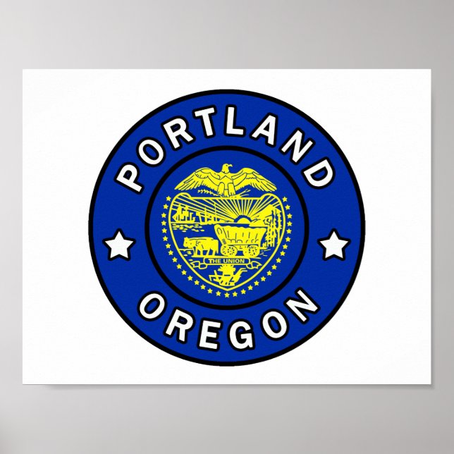 Portland Oregon Poster (Framsidan)