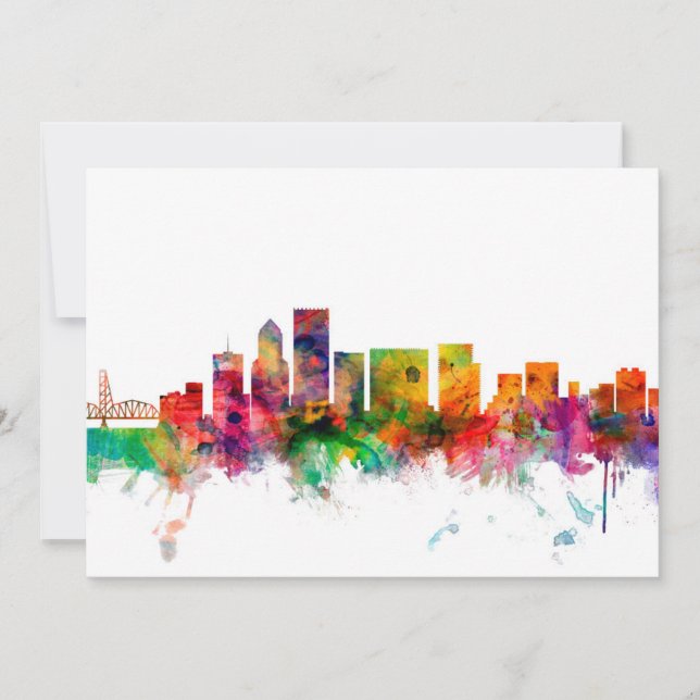 Portland Oregon Skyline (Framsida)