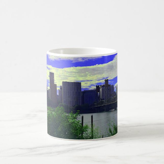 Portland, Oregon Skyline #2 Mugg (Center)