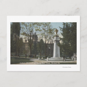 Portland, Oregon - Soldaters monument och län Vykort