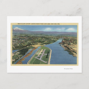 Portland, Oregon - Svan flygplats Tittar Vykort