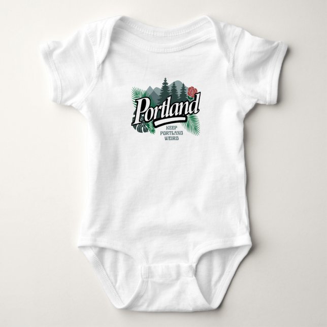 Portland Oregon T Shirt (Framsida)
