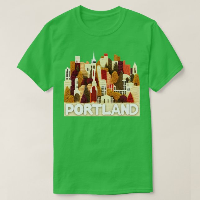 Portland Oregon T Shirt (Design framsida)