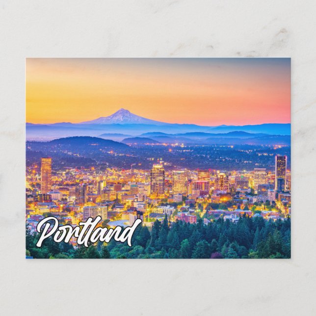 Portland, Oregon, USA Vykort (Framsida)