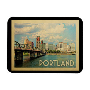 Portland Oregon vintage resor Magnet