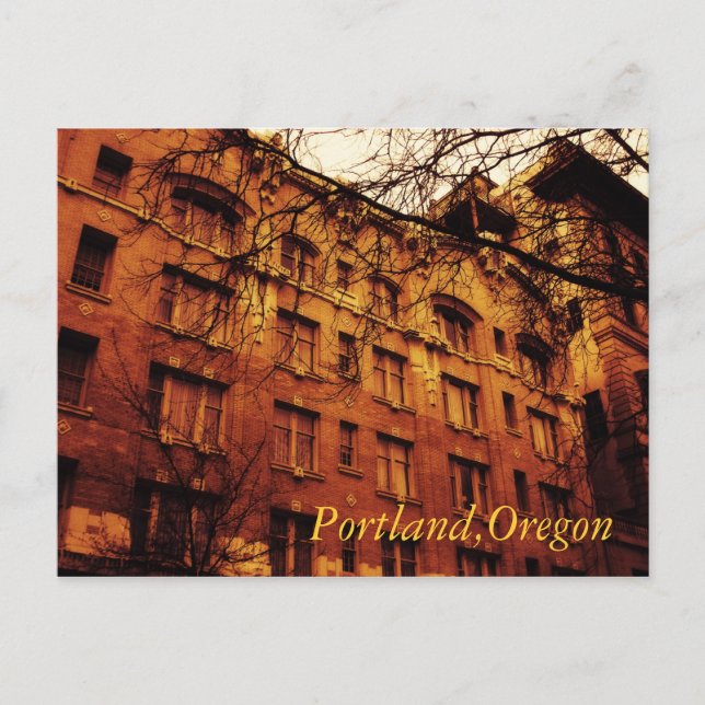 "Portland,Oregon" Vykort (Framsida)
