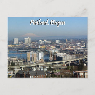Portland, Oregon-vykort Vykort