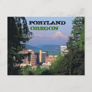 Portland, Oregon-vykort Vykort