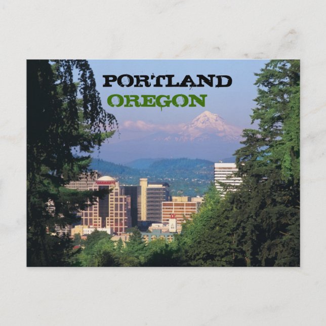 Portland, Oregon-vykort Vykort (Framsida)