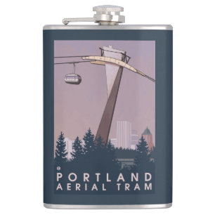 Portland OregonAerial spårvagnplats Fickplunta