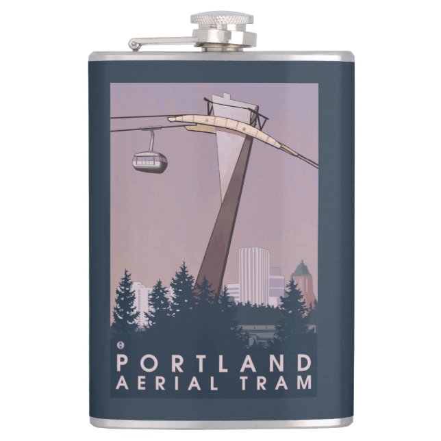 Portland OregonAerial spårvagnplats Fickplunta (Framsidan)