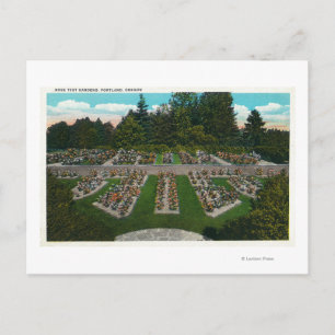 Portland, OregonView of the Ro Test Gardens Vykort
