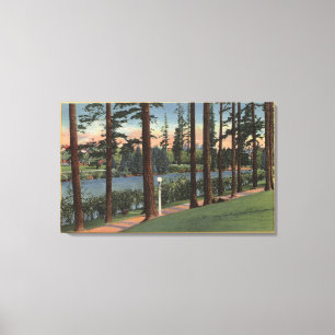 Portland ORScene i Laurelhurst parkerar Canvastryck