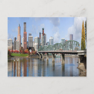 Portland Panoramic City Skyline vykort